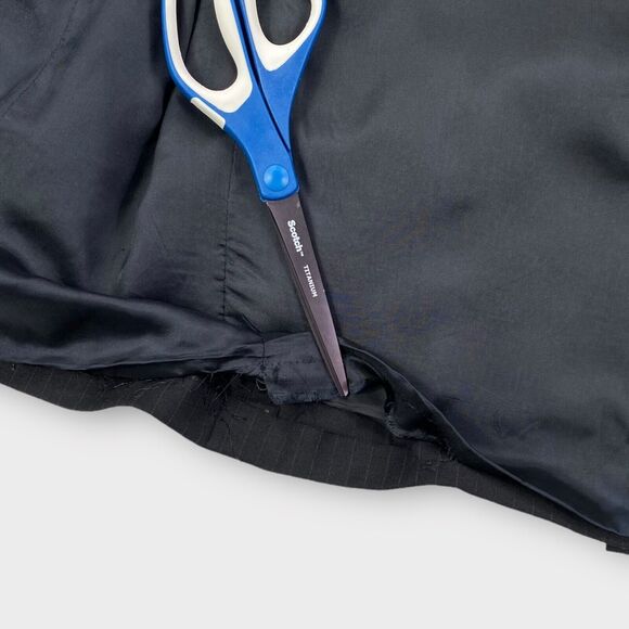 Brooks Brothers Blazer Mens 40R Slim Pinstripe 346 Stretch Black Sport Jacket - Picture 16 of 16